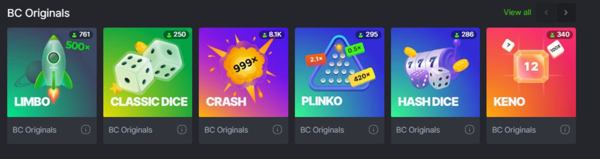 BC Originals - BC.Game